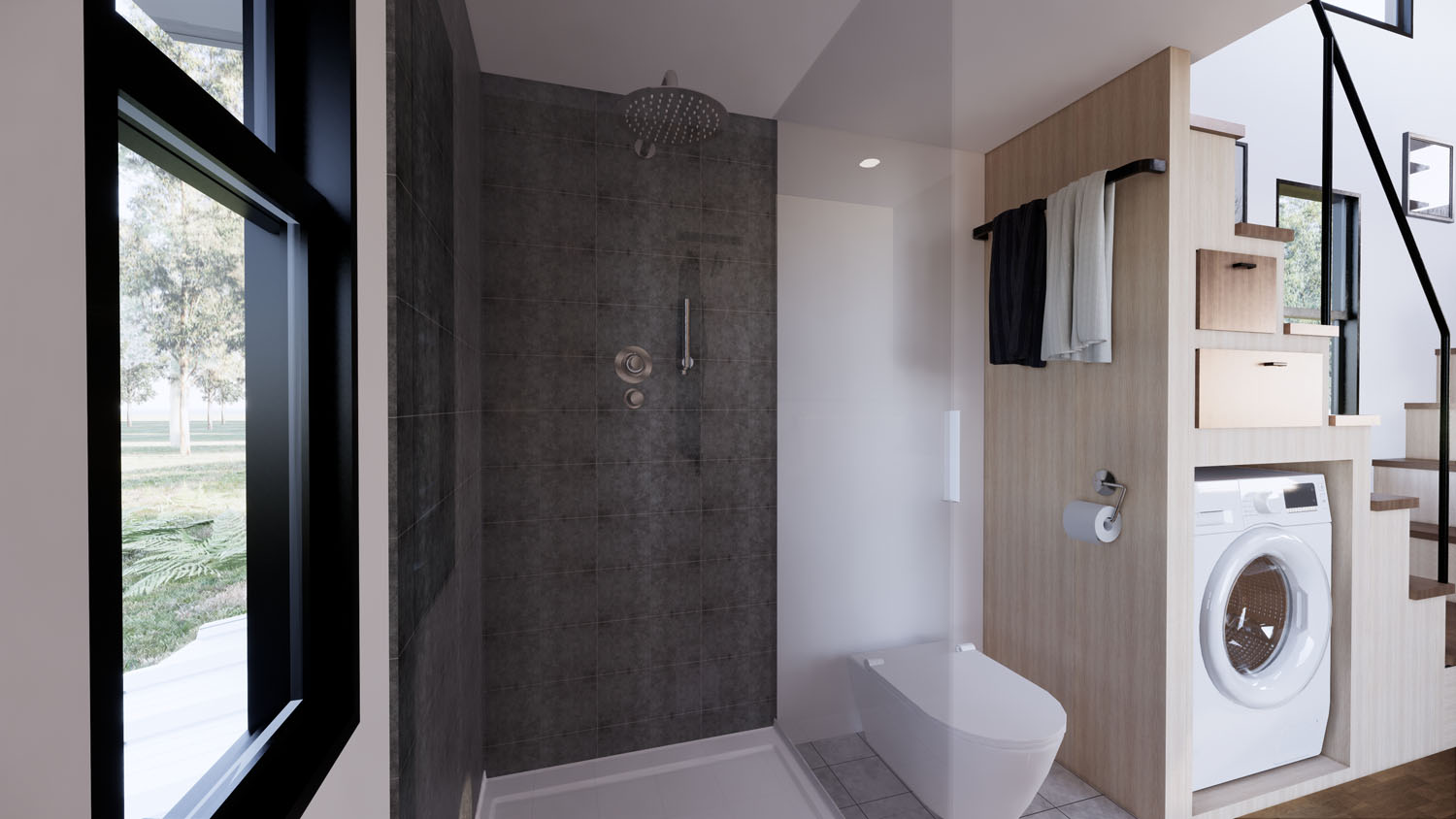 Essence Shower | Tiny Homes Australia